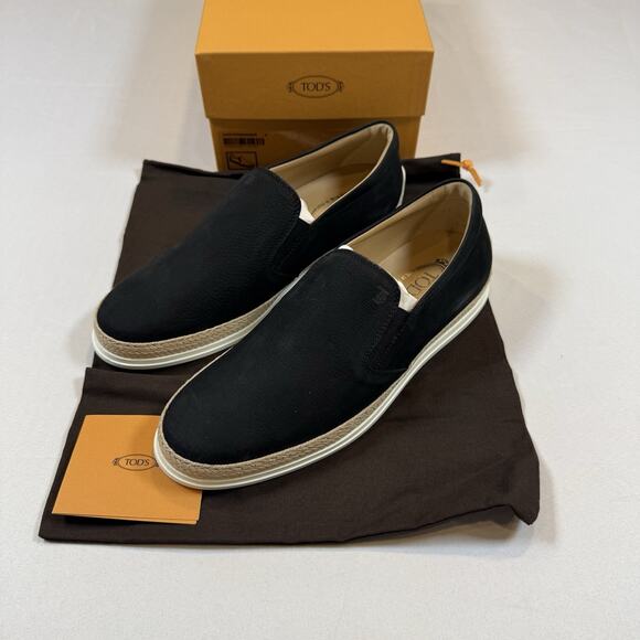 Tod’s NUOVA PANTOFOLA GOMMA RAFIA TV Loafer Size 8UK/9.5US New In Box MSRP $825 main image 4